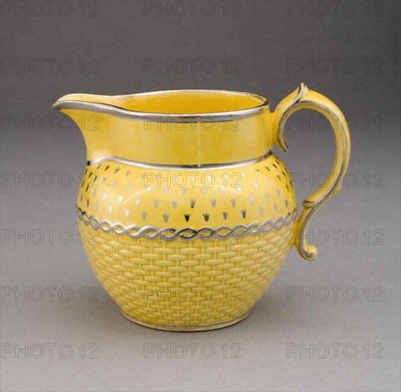 Pitcher, Staffordshire, 1820/30. Creator: Staffordshire Potteries.