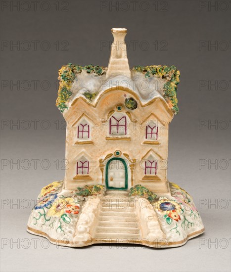 Incense Burner, Staffordshire, c. 1830. Creator: Staffordshire Potteries.