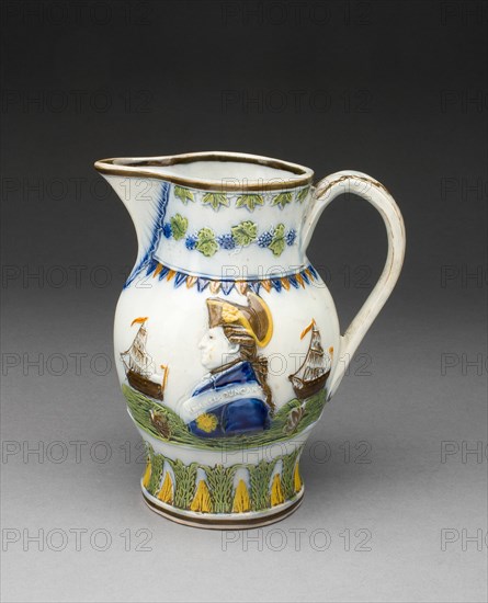 Jug, Staffordshire, c. 1797. Creator: Staffordshire Potteries.