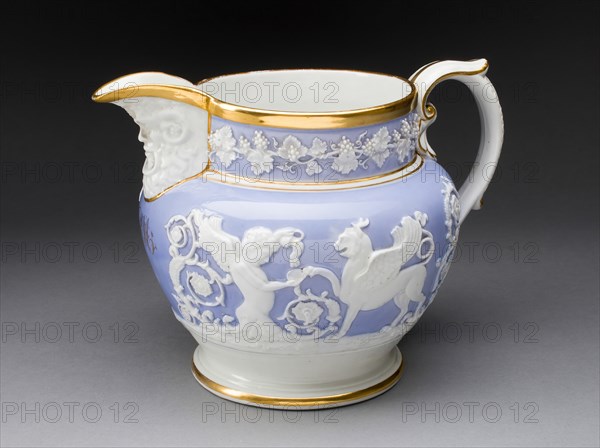 Pitcher, Staffordshire, c. 1840. Creator: Staffordshire Potteries.