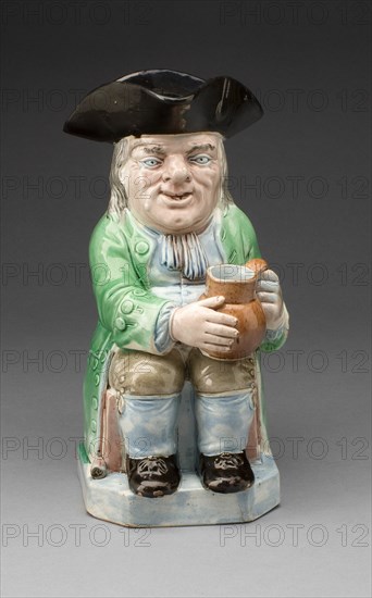 Toby Jug, Staffordshire, 1780/90. Creator: Staffordshire Potteries.