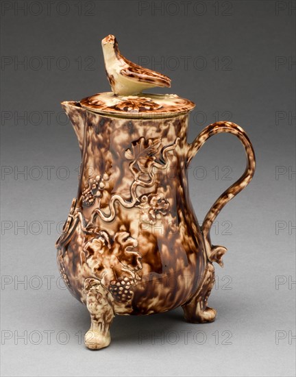 Milk Jug, Staffordshire, 1760/70. Creator: Staffordshire Potteries.