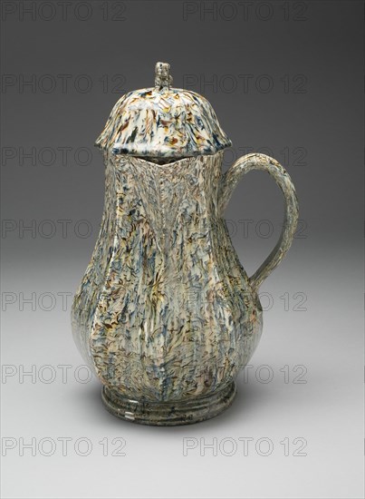 Coffee Pot, Staffordshire, 1750/65. Creator: Staffordshire Potteries.