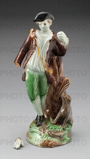 Shepherd, Staffordshire, c. 1790. Creator: Staffordshire Potteries.