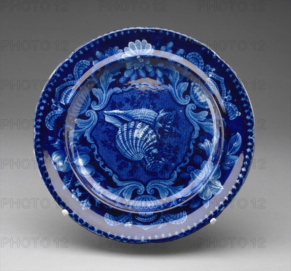 Plate, Staffordshire, Mid 19th century. Creator: Staffordshire Potteries.