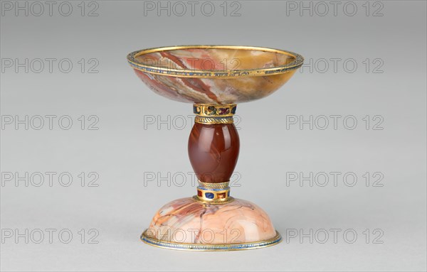 Tazza, Europe, Bowl: 17th century, mount: 19th century. Creator: Unknown.