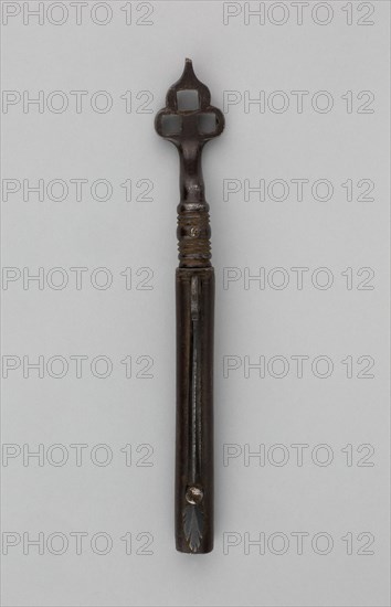 Wheellock Spanner with Powder Measure and Screwdriver, Germany, 17th century. Creator: Unknown.