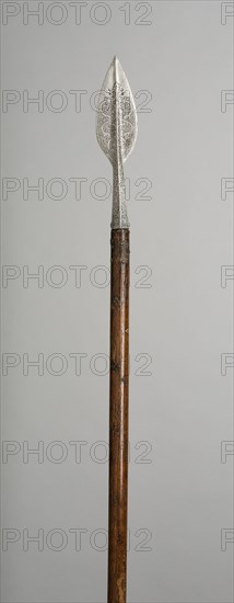 Boar Spear, Saxony, 1575/1600. Creator: Unknown.