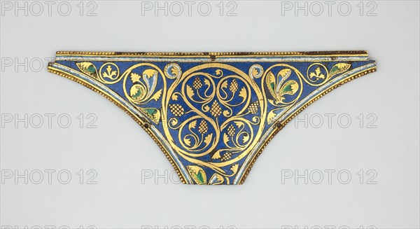 Spandrel for a Reliquary Shrine, Cologne, 1170/1180. Creator: Unknown.