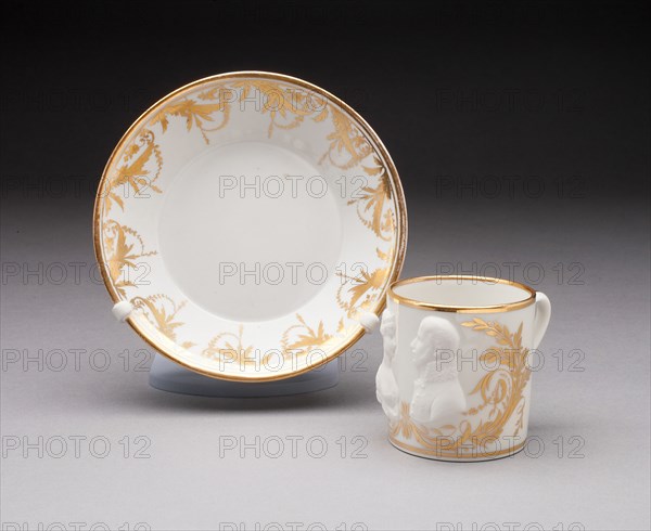 Cup and Saucer, Germany, Late 18th century. Creator: Unknown.