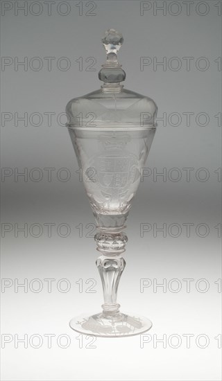 Goblet with Cover, Germany, c. 1750. Creator: Unknown.