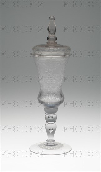 Goblet with Cover, Germany, 1736. Creator: Unknown.