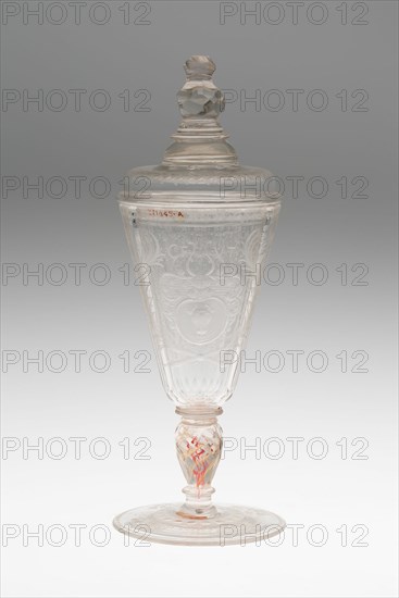 Goblet with Cover, Germany, Early 18th century. Creator: Unknown.