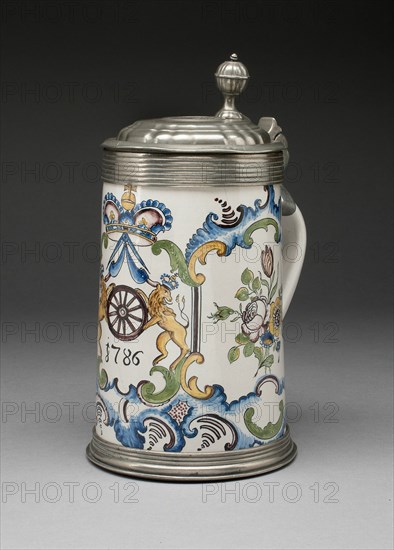 Tankard, Hanau, 1786. Creator: Unknown.