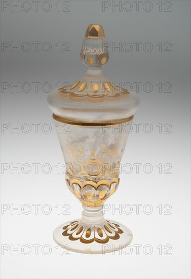 Wine Glass and Cover, Potsdam, c. 1740. Creator: Unknown.