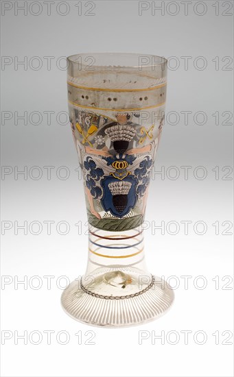 Beaker (Humpen), Saxony, 1693. Creator: Unknown.