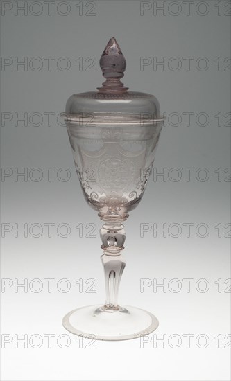 Goblet with Cover, Thuringia, c. 1720. Creator: Unknown.