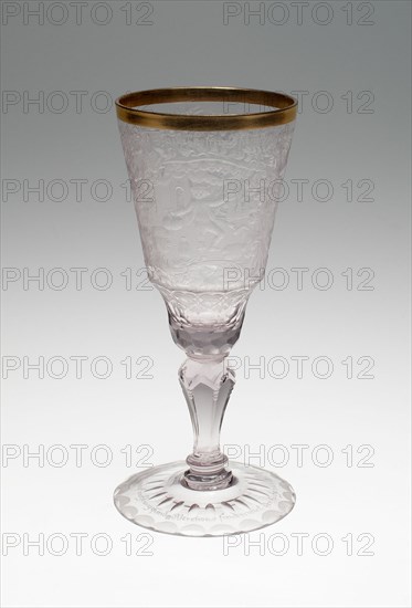 Wine Glass, Schleswig, c. 1740. Creator: Unknown.