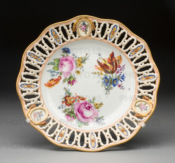 Plate, Meissen, 1780/1800. Creator: Meissen Porcelain.