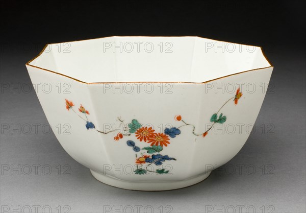 Bowl, Meissen, c. 1732. Creator: Meissen Porcelain.