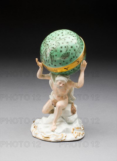 Atlas of the World, Meissen, 18th-19th century. Creator: Meissen Porcelain.