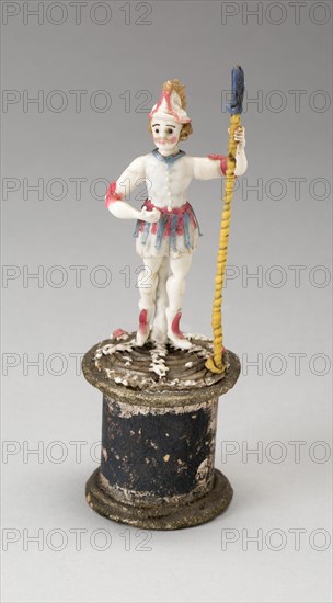 Soldier, France, 18th century. Creator: Verres de Nevers.