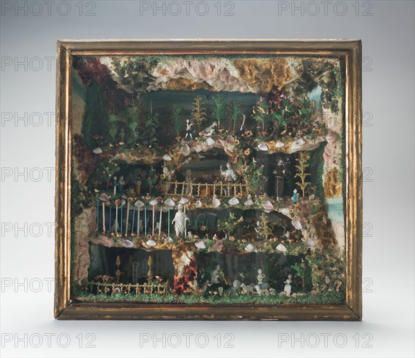 Miniature Grotto, France, Early 18th century. Creator: Verres de Nevers.