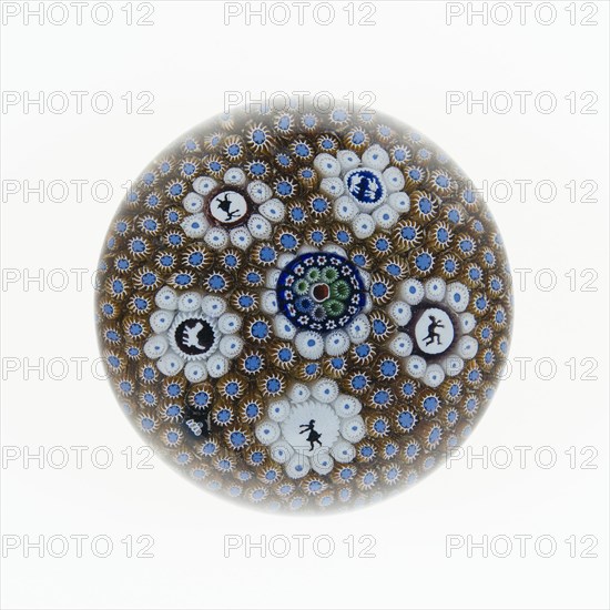 Paperweight, France, 1848. Creator: Saint-Louis Glassworks.