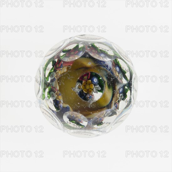 Paperweight, Saint-Louis, c. 1848-55. Creator: Saint-Louis Glassworks.