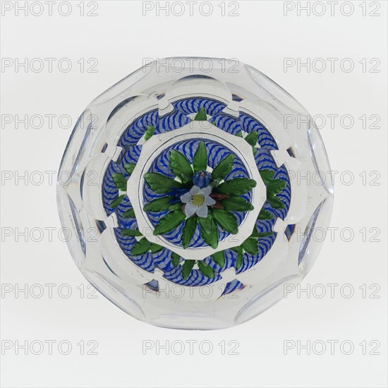 Paperweight, Saint-Louis, c. 1848-55. Creator: Saint-Louis Glassworks.