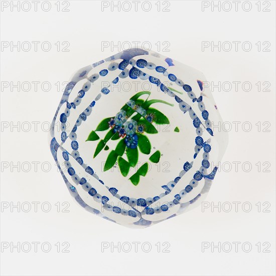 Paperweight, Saint-Louis, c. 1848-55. Creator: Saint-Louis Glassworks.