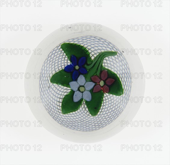 Paperweight, France, c. 1845-60. Creator: Saint-Louis Glassworks.
