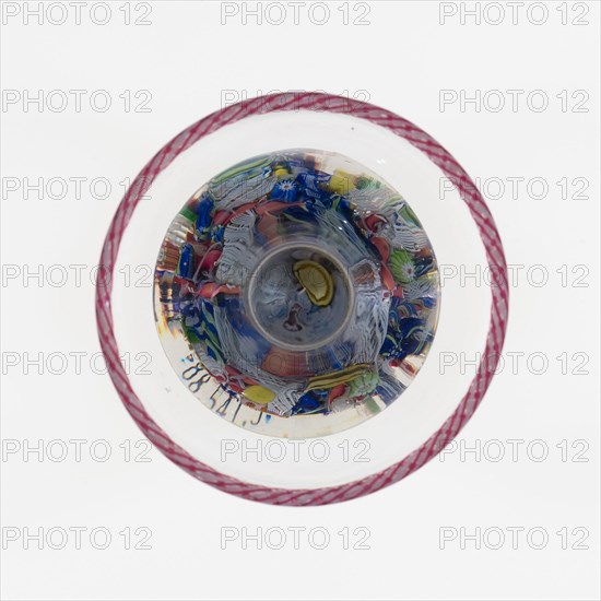 Paperweight, France, c. 1845-60. Creator: Saint-Louis Glassworks.