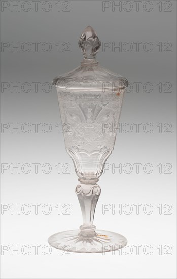 Goblet with Cover, Schleswig, c. 1735. Creator: Unknown.