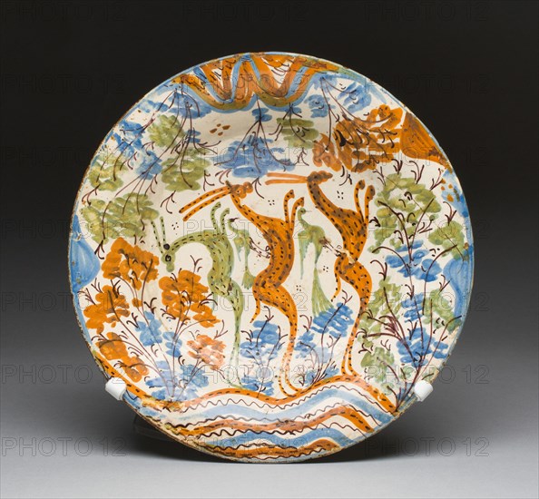 Charger, Seville, Late 17th century. Creator: Unknown.