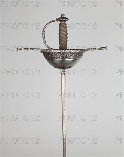 Cup-Hilted Rapier, Spain, northern, 1660/70. Creator: Unknown.
