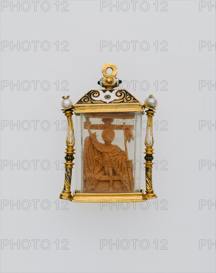 Double-Sided Pendant with the Deposition and the Resurrection, Spain, 16th century. Creator: Unknown.