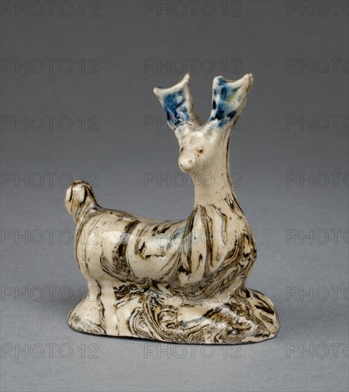 Stag, Staffordshire, c. 1750. Creator: Staffordshire Potteries.