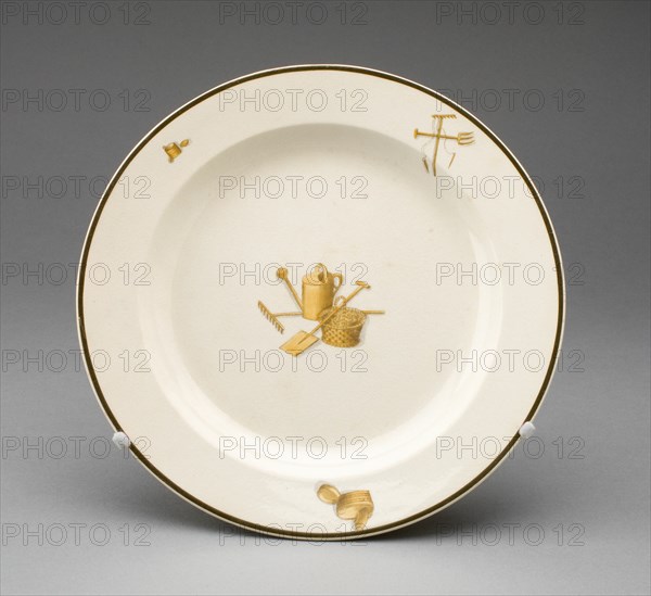 Plate, Burslem, c. 1775. Creator: Wedgwood.