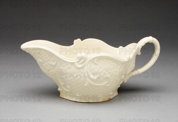 Sauceboat, Burslem, 1750/60. Creator: Wedgwood.