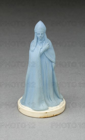 Chess Piece: Bishop, Burslem, 19th century. Creator: Wedgwood.