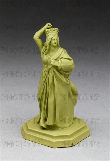 Chess Piece: Queen, Burslem, Late 18th century. Creator: Wedgwood.