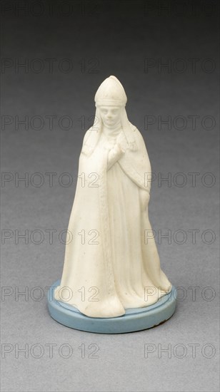 Chess Piece: Bishop, Burslem, 19th century. Creator: Wedgwood.