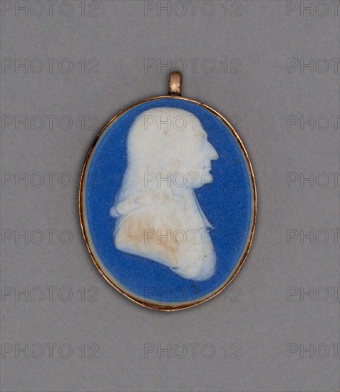 Cameo with Portrait of John Wesley, Burslem, Late 18th century. Creator: Wedgwood.