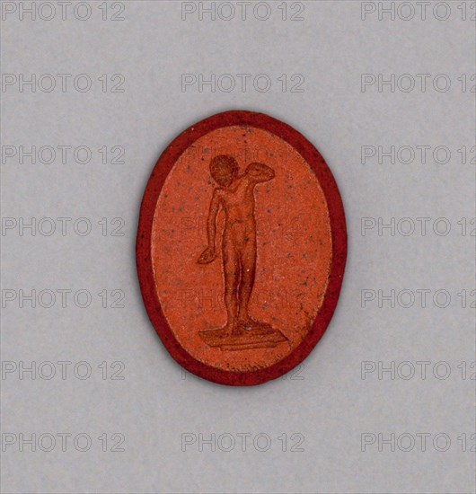 Intaglio with Medici Faun, Burslem, Late 18th century. Creator: Wedgwood.