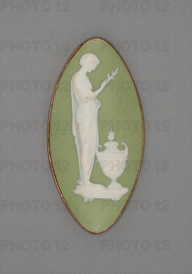 Plaque with Sacrifice, Burslem, Late 18th century. Creator: Wedgwood.