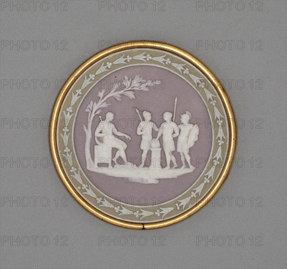 Medallion with Sacrifice, Burslem, c. 1780. Creator: Wedgwood.