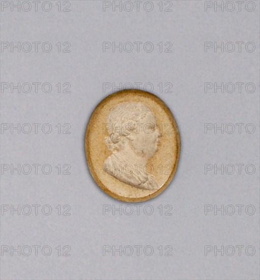 Intaglio with Head of a Man, Burslem, Late 18th century. Creator: Wedgwood.