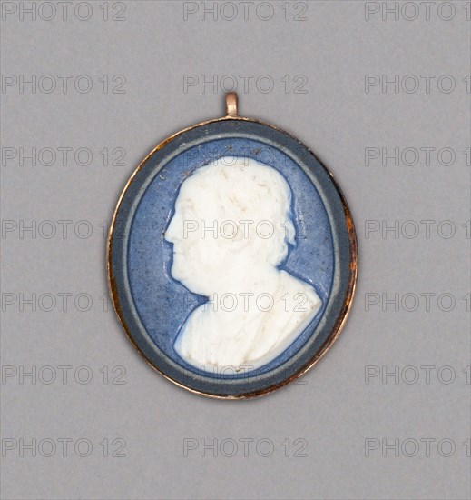 Cameo with Portrait of Benjamin Franklin, Burslem, Late 18th century. Creator: Wedgwood.