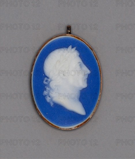 Cameo with Head of a Man, Burslem, Late 18th century. Creator: Wedgwood.
